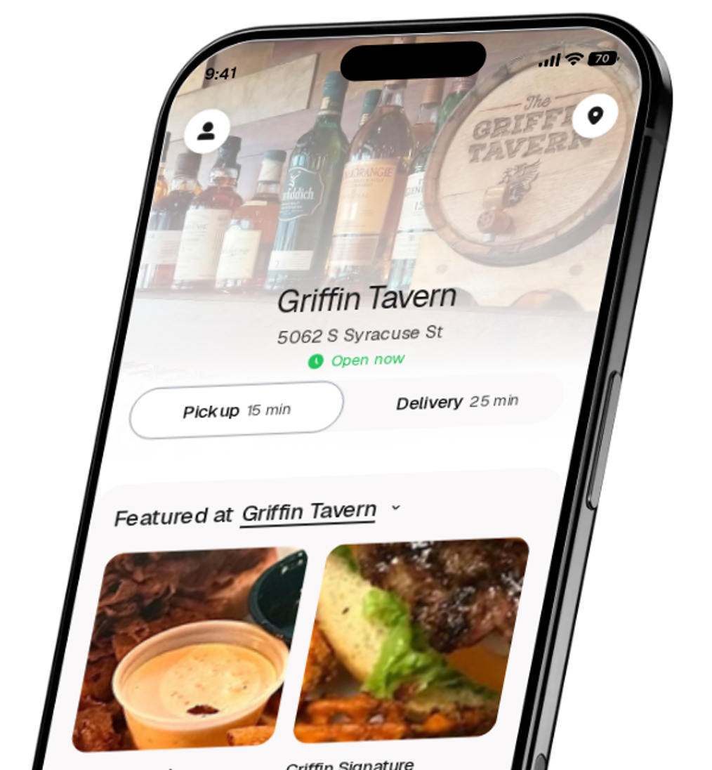 Griffin Tavern app preview
