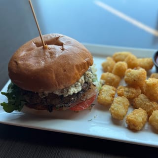 Black And Blue Burger