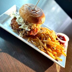 Burger from the Griffin Tavern in Denver CO